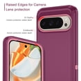 thumbnail image 3 of I-HONVA for Google Pixel 10 Pro XL Case,Heavy Duty Shockproof Phone Case for Google Pixel 10 Pro XL 6.8 Inches,Purple/Pink, 3 of 7
