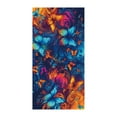 thumbnail image 2 of Fiudx Toalla de Playa de Terciopelo, Manta de Secado Rápido de Microfibra de Doble Cara, Chal de Natación Superabsorbente, Tapiz Multicolor, Ideal para Picnic, Piscina y Playa, Ideal para Adultos y A, 2 of 6