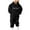 Black, variant on Girl's 2 Piece Pullover Sweatshirt Set Sweatshirt Kids Boys Kids Hooded Tracksuit Unisex Two Piece Outfits Hoodie Sweatshirt Sweatpants Set Fall Winter Outfits 3-4 Years