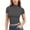 09#Dark Gray, variant on Womens Mock Neck Shirts 2026 Short Sleeve Tshirts Slim Fitted Dressy Casual Summer Basic Tees Hot Pink M