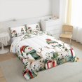 thumbnail image 3 of Castle Fairy Xmas Snowman 3-Piece Full Size Comforter Sets for Kids Children Boys Girls,Happy New Year Bedding Comforter Set,Festival Theme Lightweight Bedding Sets,Ultra Soft Home Decor, 3 of 8