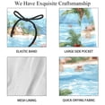 thumbnail image 4 of luoweisi Men's Beach Shorts Quick Dry Swim Trunks with Mesh Lining Beach Santa Claus M, 4 of 5