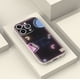 thumbnail image 4 of Agregue un toque de color a su iPhone15 Pro Max 14 13 12 Pro 11 con una divertida funda para teléfono plateada mate con diseño de dibujos animados, 4 of 4