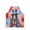 Afghan Hound 5632, variant on Finnish Spitz Patriotic American Apron 27 in x 30 in