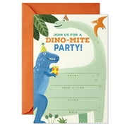 Hallmark Kids Party Invitations, Dino-Mite, 10 ct.