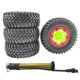thumbnail image 2 of 4 ruedas y neumáticos inflables de goma de 1,9 pulgadas con inflador para el modelo SCX10 Verde, 2 of 6