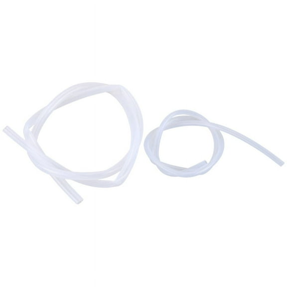 2 Rolls Silicone Food Grade Water Air Tube Hose 1 Meter, 8mm X 10mm & 6mm X 8mm