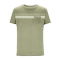 thumbnail image 5 of Men's Workout Shirts Moisture Wicking Short Sleeve Mesh Athletic T-Shirts Army Green XL, 5 of 5
