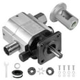 thumbnail image 1 of VEVOR Hydraulic Wood Log Splitter Pump Kit, 13 GPM, 2 Stage 4000 PSI Aluminum Hydraulic Gear Pump, with Coupling Installation Base 1/2'' NPT Outlet 3600 RPM, 1 of 9