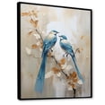 thumbnail image 2 of Designart "Simplistic Exotic Bird Floral Landscape I" Birds Of Paradise Floater Framed Wall Decor, 2 of 5