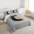 thumbnail image 3 of Manfei Boys Personalized Gifts Bedding Comforter Set,Pink Black Letter C Twin Comforter Sets,Cartoon Toy Car Bedding Set For Boys Kids,Lightweight Room Decoration Reversible,2pcs, 3 of 8