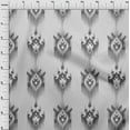 thumbnail image 4 of oneOone Polyester Spandex Gray Fabric Asian Ikat Sewing Fabric By The Yard Printed Diy Clothing Sewing Supplies 56 Inch Wide, 4 of 4