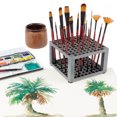 thumbnail image 5 of Creative Mark Brush Crate Multi Bin Paint Brush Organizer - Artist Paint & Makeup Brush Holder, Pens, Pencils, SmAll Tools Organizer - 96 Openings, 5 of 6