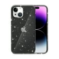 thumbnail image 5 of Glitter Clear Case for iPhone 15 Plus, Shining Sparkle TPU Military Grade Shockproof Cover Full Coverage Non-Yellowing Anti-Scratch Translucent Slim Lightweight Case, Gray, 5 of 6