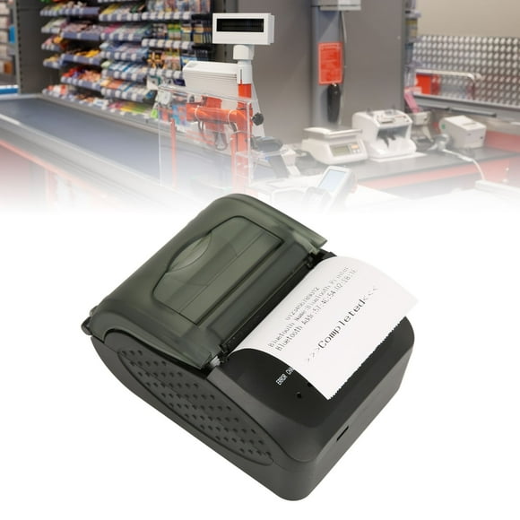 Thermal Receipt Printer, 58mm Mini Receipt POS Printer, 4.0 Fast Printing Low Noise Mini Thermal Printer For Restaurant Sales Retail