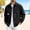 Black, variant on Mens Half Zip Hooded Sports Jacket Men Short Outer Coat, Zip Side Pockets Thumb Hole Cuffs for Gym Training Jogging Yellow XXXL
