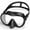 Black, variant on WELLIFE FESTIVE Pink Adult Swim Goggles with Nose Cover, Wide View Diving Mask No Leak Swimming Goggles for Men Women Youth