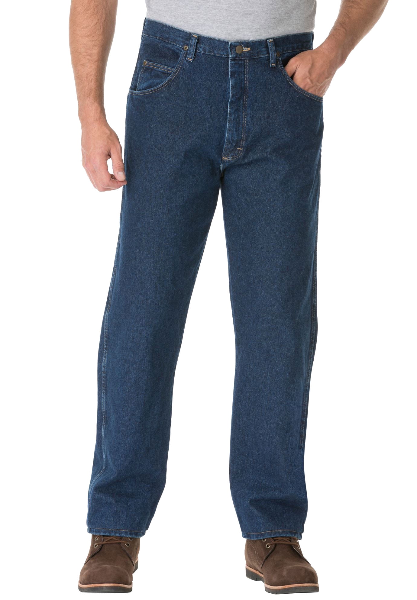 wrangler men's big & tall relaxed jeans