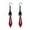 Red, variant on BNNG Red And Black Gem Pendant Earrings Dark Bat Decorative Earrings Fashion Fine Ornament Earrings Teardrop Long Dangle Earrings for Women Trendy Hook Dangling Earrings Fit Wedding Prom