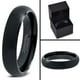 Tungsten Wedding Band Ring 2mm for Men Women Comfort Fit Black Dome Round Polished Brushed Lifetime Guarantee – image 5 sur 5