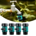 Zhouqiannn 4Pcs Garden Hose Connect Water Hose Turn Off Garden Hose