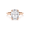 10K Rose Gold, variant on 5.00 Ct Stunning Oval Cut Solitaire IGI Certified Lab Grown Diamond Anniversary Ring for Women Solid 10k Yellow Gold Size 4.5