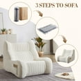 thumbnail image 6 of Adult Bean Bag Chair with Armrests – Oversized Ergonomic Lounge Sofa for Living Room & Bedroom Comfort, 6 of 9