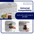 thumbnail image 3 of Sally Pacific Under Cabinet Jar Lid & Bottle Opener Any Size Jar & Can Lids, 3 of 7