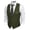Army Green, variant on Men's V-Neck Sleeveless Business Suit Vests Slim Fit Wedding Waistcoat