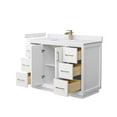 thumbnail image 2 of Wyndham Collection Wcf414148s-Vca-Unsmxx Strada 48" Free Standing Single Basin Vanity Set, 2 of 7