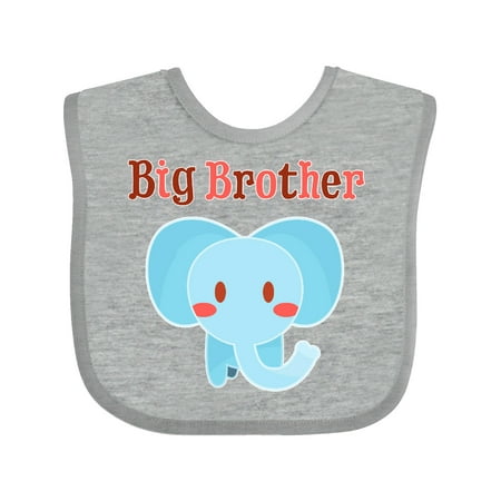 

Inktastic Big Brother elephant Gift Baby Boy Bib