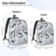 thumbnail image 2 of Easygdp Sea Animal Mochila de Lona Resistente para Laptop, Compatible con Laptops de 15 a 17 pulgadas, Ideal para Escuela, Trabajo y Viajes-Small, 2 of 5