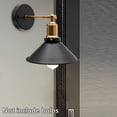 thumbnail image 4 of Industrial Wall Sconce Retro Vintage Barn Wall Mount Light with Metal Shade USA for Bedrooms, Living Rooms, Kitchens, Hallways, 4 of 18