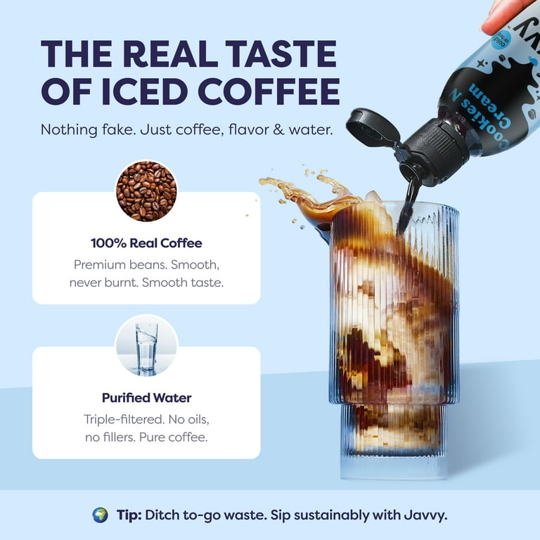 Javy Coffee Concentrate, Cold Brew, Iced or Hot Coffee, Cookies Nâ
