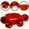 thumbnail image 4 of Band Wrist Bells Christmas Tambourine Wrist Shaking Jingle Bells Percussion Orchestra Rattles Musical Ankles Bracelets Holiday Party Favors Festival Accessories Gift Ideas Supplies, 6 counts Red Color, 4 of 7