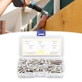 thumbnail image 1 of Metal Screws, Wear Resistant Hex Self Drilling Screw M4.2  115PCS with Storage Box for Wood, 1 of 7