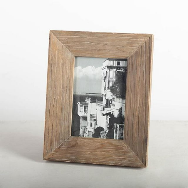 Ensemble de 2 Cadres Photo en Bois Brun