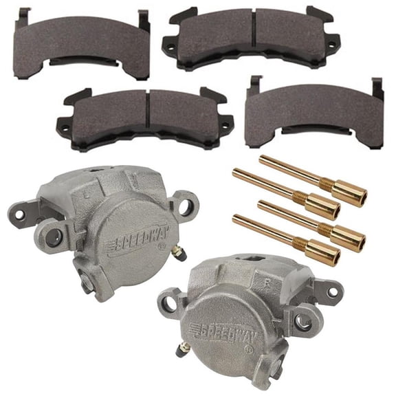78-88 GM Metric Loaded Brake Caliper Kit w/D154 Hawk DTC-30 Pads