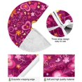 thumbnail image 2 of Coolnut Valentine's&nbsp;Day Love Heart&nbsp;Tree&nbsp;Skirt Double&nbsp;Layers Xmas Tree Skirts, Valentine's&nbsp;Day Holiday Party Indoor Outdoor Home Office Ornaments, 48", 2 of 6