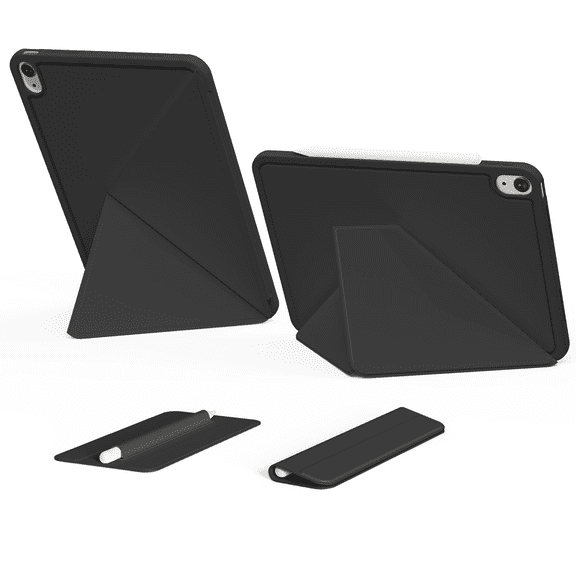 Aoub iPad A16 Case, iPad 11th/10th Generation Case (2025/2022), Removable Borderless Magnetic Cover, Ultra Slim Shockproof, Auto Sleep/Wake, Black