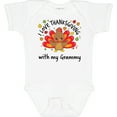 thumbnail image 3 of Inktastic I Love Thanksgiving with My Grammy-happy Turkey Boys or Girls Baby Bodysuit, 3 of 5