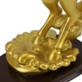 thumbnail image 2 of NFTIGB Gold Horse Statue Synthesized Resin Unique Leaping Art Figurine For Wine Cabinet Office Desk Decor Elegant Animal Sculpture 12.6 Inches / 32 cm Modern Home Decorative Object Gift, 2 of 9