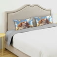 thumbnail image 5 of Haosy Satin Pillowcase for Hair and Skin Standard Cooling Silk Pillow Case with Envelope Closure Beagle Dog and Butterfly 20"x26", 5 of 9