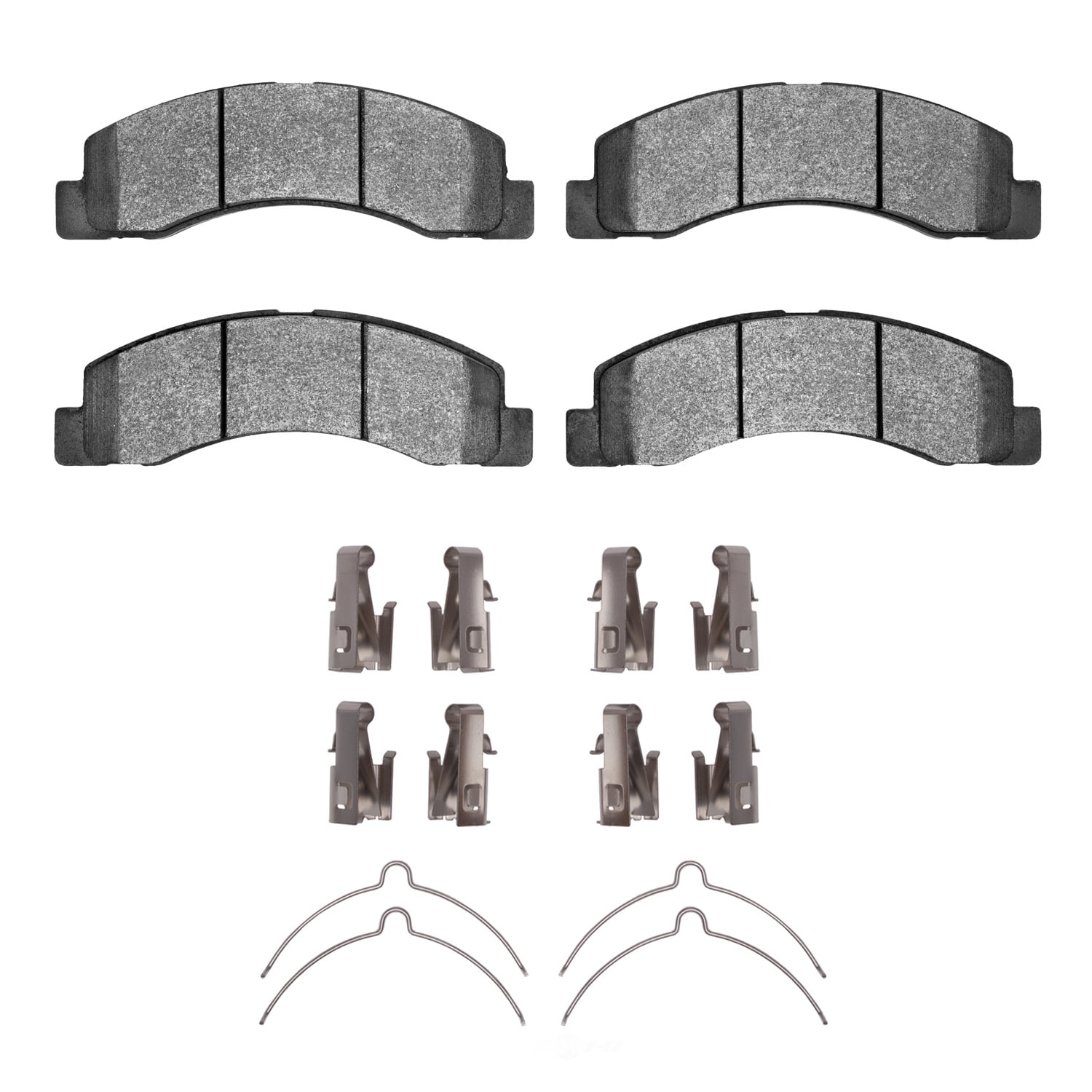 Dynamic Friction Company 1400-0756-01 DFC Ultimate Duty Performance Brake Pads and Hardware Kit