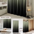thumbnail image 6 of Shower Curtain Sage Green Black Lines Bathroom Curtains with Hooks, Waterproof Fabric Abstract Art Stripes Bath Shower Curtains Set for Bathroom Bathtubs Decor 36x72 Inch, 6 of 9