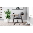thumbnail image 2 of Bowery Hill Home Office Small Engineered Wood Desk in Gray, 2 of 9
