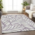 thumbnail image 4 of Dalyn Rugs Premium Machine Washable Mayfield AMF741 Purple 3' x 5' Rug, 4 of 7