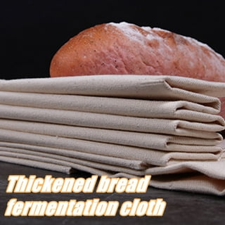 Bread Towels for Proofing Cover - 100% Organic Cotton Bread Cloth for  Rising - Breathable Tea Towel for Bread Making - Unbleached Baking Towels 