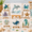 Dolphin, variant on Sea Glass Art DIY Craft Kit, with Sea Turtle Mosaic Design Beach Themed Creative, Set for Adults Ideal for Wall Art Window Display Handmade Gift Giving