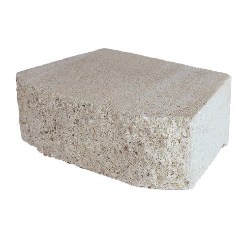 Pavestone 12 Limestone White Concrete Retaining Wall Com - How To Cut Pavestone Retaining Wall Blocks